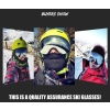 Gogle narciarskie, snowboardowe, OTG UV400 wymienne soczewk sztywny futerał [13180000407]